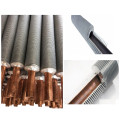 extruded copper fin tube for heat exchanger